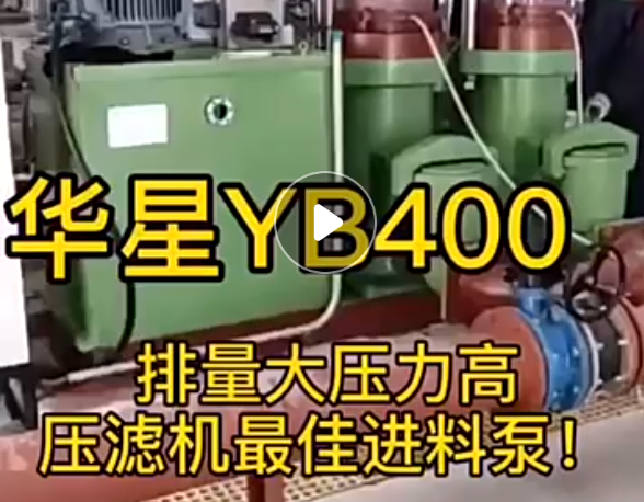 YB400壓濾機(jī)進(jìn)料泵